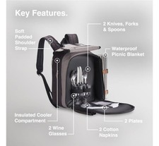 VonShef 2 Person Picnic