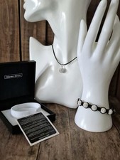Warren James Genuine Sparkly Crystal Shamballa Bracelet & Necklace Set Stunning