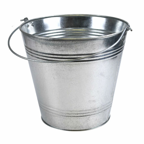 Metal bucket with - metal,