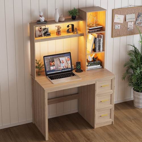 Home office desk - with, hutch