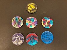 Vintage Lot of 7 "Slammer Jammers" Pog Slammers