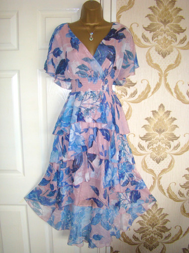 Quiz floral size dress midi - floral, 20