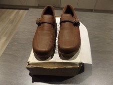 Ladies Tan Leather Cotton