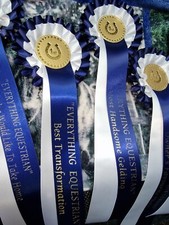 Equestrian Rosettes two tiered
