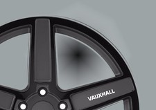 Vauxhall  wheel Vinyl Sticker x 5/ Decal/ car wheels/ wheels
