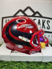 Joe Mixon Autographed Signed Houston Texans Alternate Red Mini Helmet - JSA