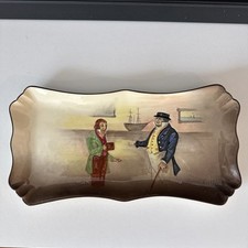 Royal Daulton Dickens Ware Captain Cuttle And M Toots Plate