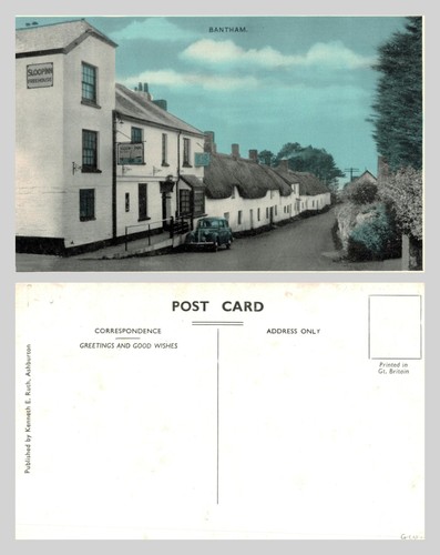 Vintage postcard the sloop - vintage,