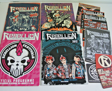 Rebellion Festival Programme LOT Set Punk Zine Bundle x4 2012, 2014, 2015 & 2018