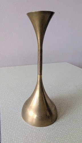 Vintage styx brass candlestick - vintage,