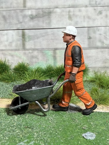 Gauge 42mm railway worker - o,
