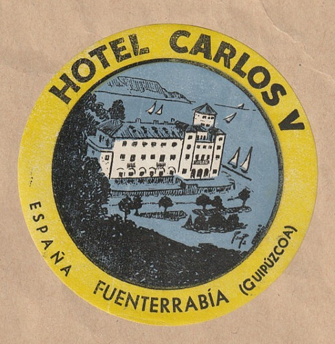 Hotel carlos spain circa - v.,
