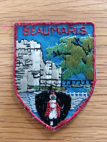 Vintage woven cloth - vintage, badge