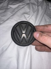VW CORRADO REAR VW BADGE VR6 G60 16V 8V 357853601 GENUINE MATT BLACK