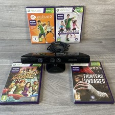 Microsoft XBOX 360 Family/Kids Kinect Bundle With 4 Games - Tested