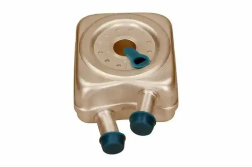 Engine oil cooler - , water-cooled