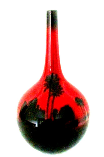 Rare royal doulton flambe - doulton, vase