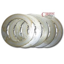 BSA Plain Clutch Plated Set Of 5 57-2725 BSA C15 B25 B40 B44 B50, Triumph TR25