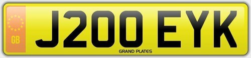 Joey joe number plate - joe, joseph
