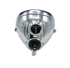 LUCAS TYPE DU42 6 1/2" CHROME HEADLAMP CLASSIC MOTORCYCLES & BOBBER CHOPPER ETC
