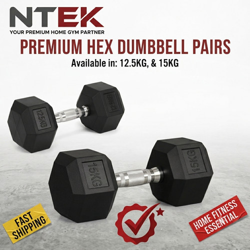 Hex dumbbells pairs cast - dumbbells,