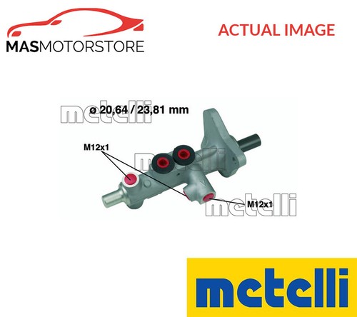 Brake master cylinder - master, metelli