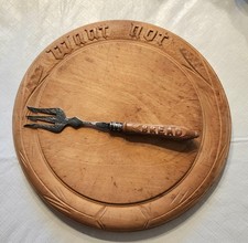 ANTIQUE ENGLISH CARVED "WANT