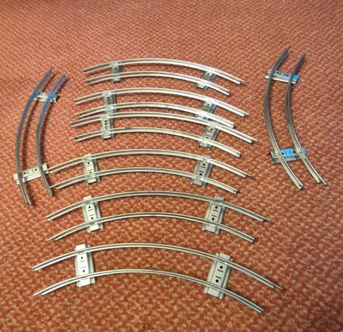 Gauge hornby track banked - o,
