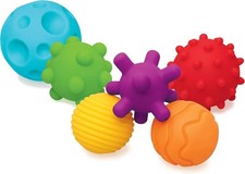NEW INFANTINO Textured Multi Ball Set Sensory Toys Soft Tactile Ball DAMAGED BOX