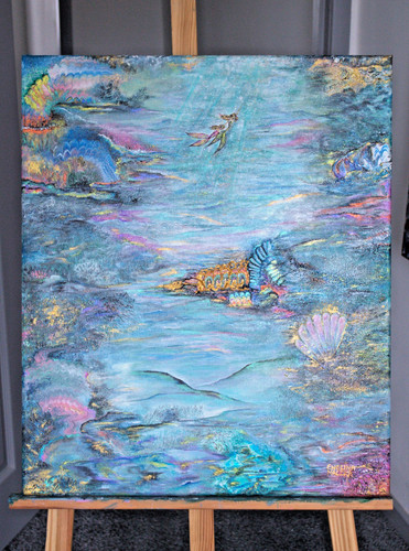 Original abstract acrylic - abstract,