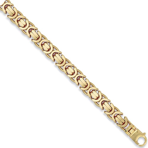 Yellow gold 5mm byzantine - yellow,