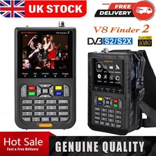 GTMEDIA V8 HD Sat Signal Finder Meter 3.5" LCD DVB-S2/S2X Satellite Detector New