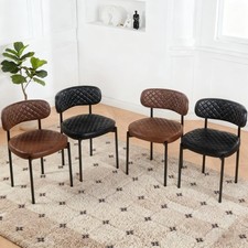 Pack of 4/8 PU Black/Brown