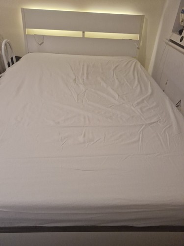 Ikea trysil white double - double, bed