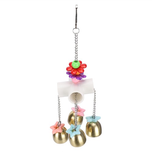 Cute parrots toy bell colorful - parrots,