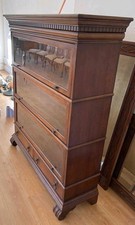 Century Furniture Parliament Barrister Bookcase – Solid Wood with Glass Doors