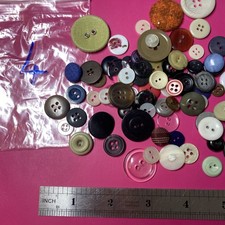100 buttons, Job Lot Bag Of