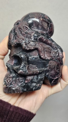 Large garnet astrophyllite - &,