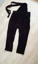 ZARA Girls CHOCOLATE BROWN  VELVET Dungarees Jumpsuit Playsuit 9-10