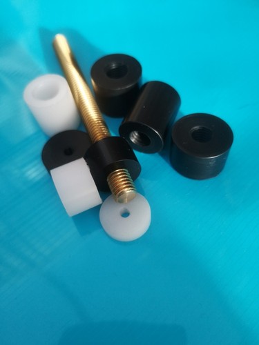 Threaded acetal nylon plastic - acetal,