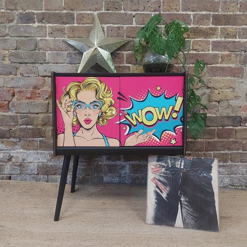 Wow pop art upcycled 1960s - wow!,