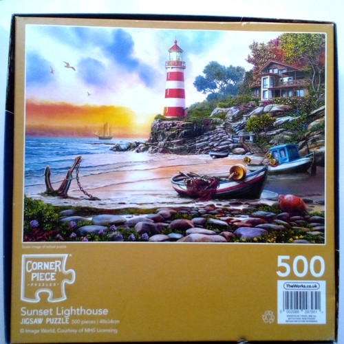 500 piece jigsaw puzzle - , sunset