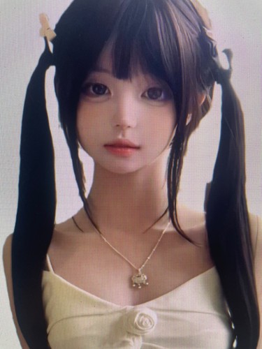 Long black curly wig - curly, the