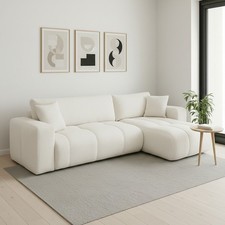 Modern Corner Sofa Bed with Storage – FURYN Design