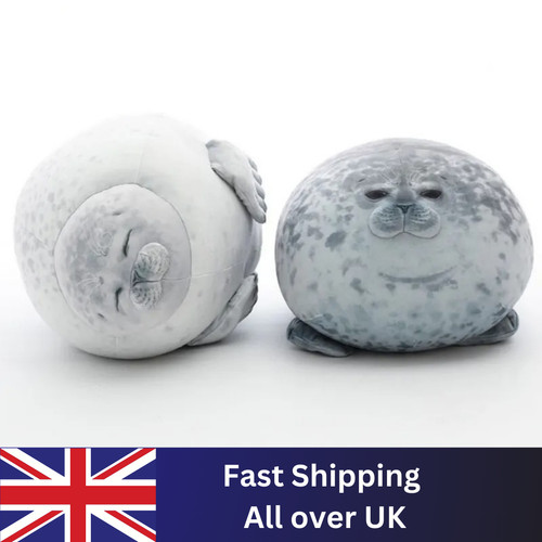 Soft blob seal pillow cute - soft,
