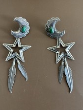 Vintage Sterling Moon Stars