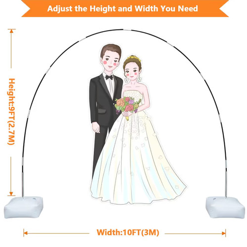 Column frame balloon arch kits - frame,