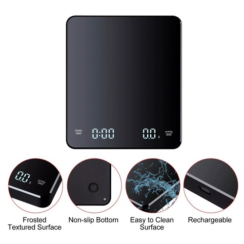 Digital coffee scale with - coffee,