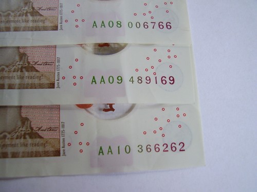 Bank england 10 ten - aa, £10