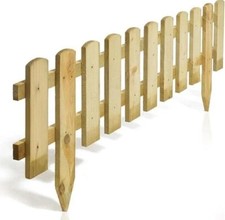 Decorative Wooden Picket Fence
